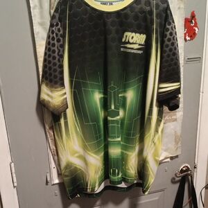 Storm Green and Black Men's Jersey